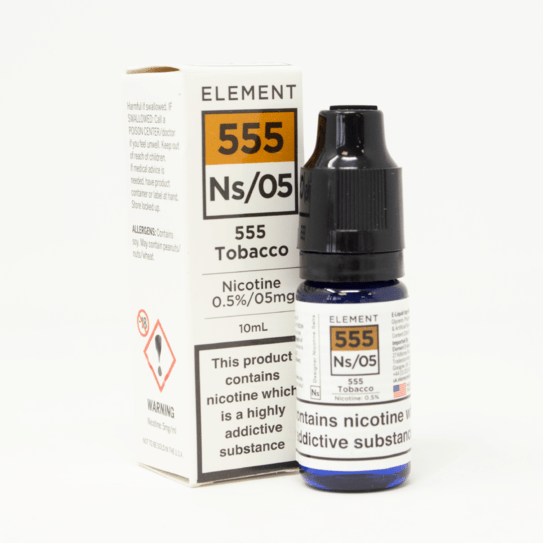 Element NS5 - 555 Tobacco 10ml Nic Salt E-Liquid