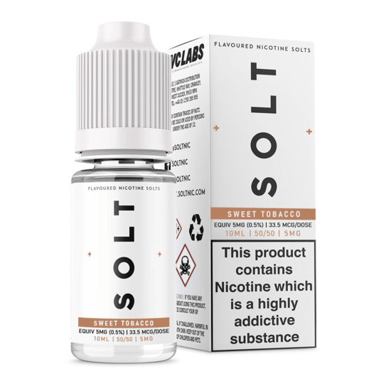 Solt E-Liquids - Sweet Tobacco 10ml Nic Salt E-Liquid
